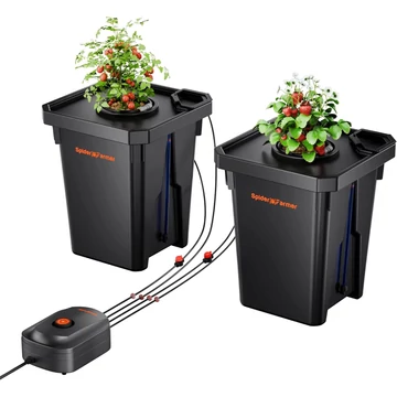 Spider Farmer® DWC hidroponikus termesztőrendszer 2db-os szett felső csepegtető készlettel 26,5L-es