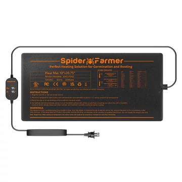 Spider Farmer® növény fűtőszőnyeg 52 X 25cm vezérlővel 