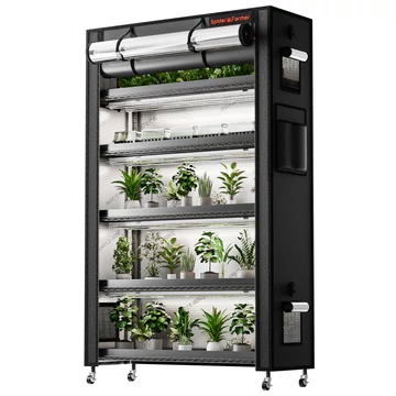 Spider Farmer 6 szintes komplett növényállvány 220 W LED-el, sátorral