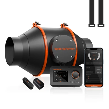  Spider Farmer® Intelligens 100mm-es Ventilátor GGS vezérlővel