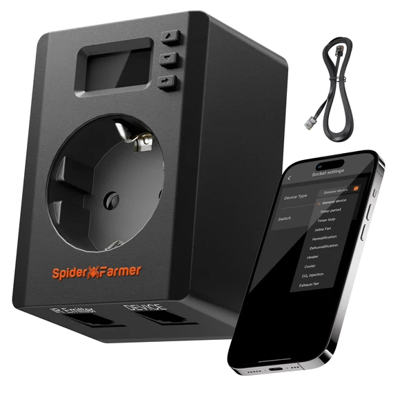 Spider Farmer® S-station | Wi-Fi és Bluetooth okoscsatlakozó